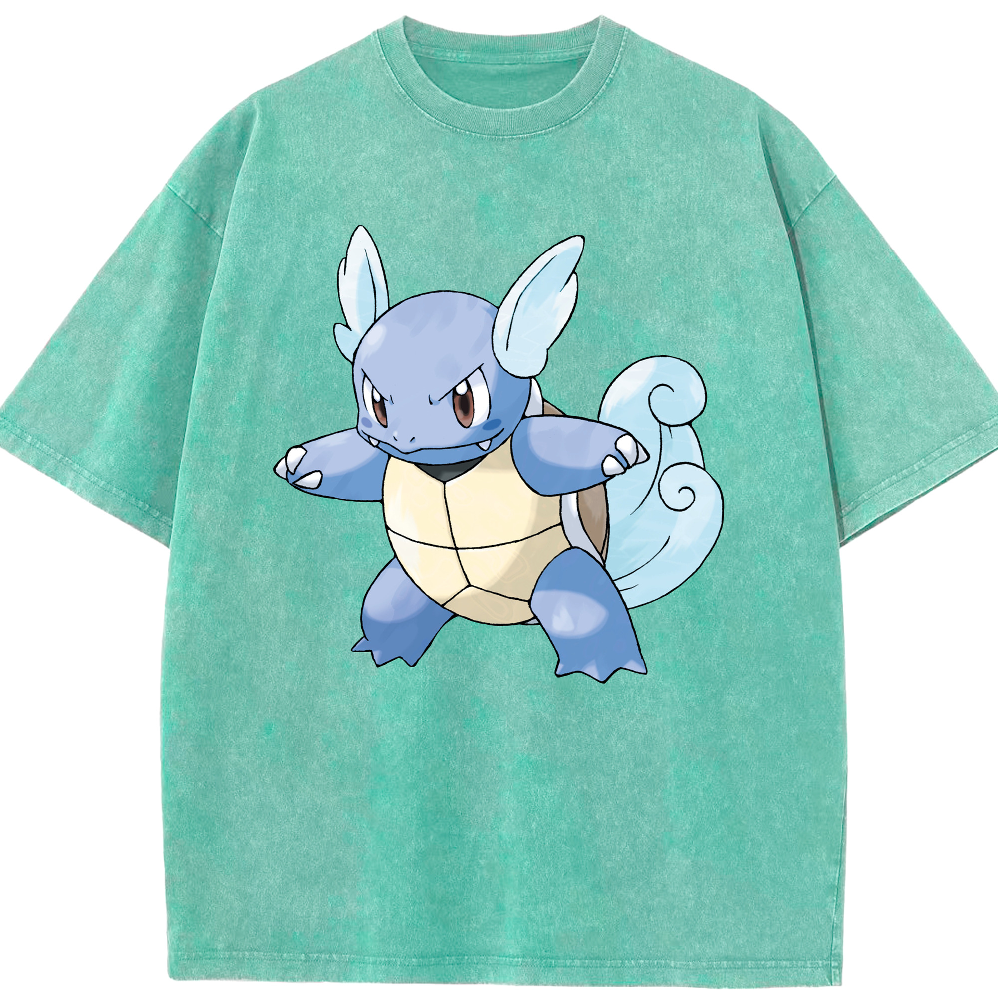 （画像用） ポケットモンスター Pokémon 綿100% ヴィンテージ風 半袖Tシャツ（フロントプリント）
